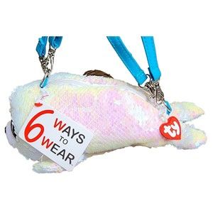 TY fashion Flippy Sequin Purse-ICY the Seal-6 Ways To Wear New Girls